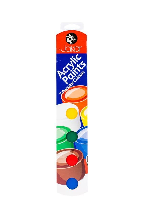 Jakar Acrylic Paint chain Set of 7 colours
