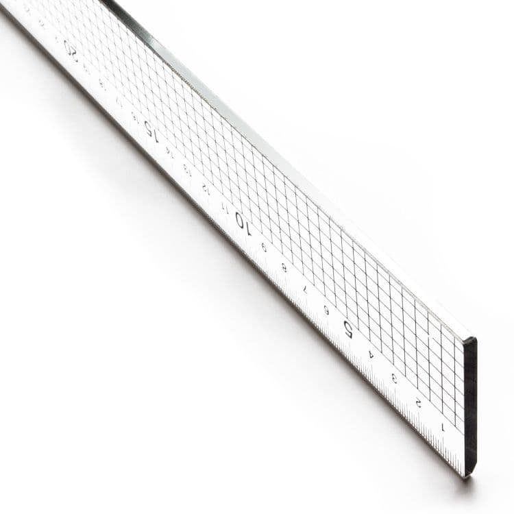 Jakar Acrylic Ruler with Steel Edge 60cm
