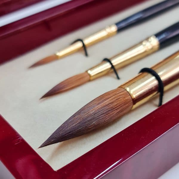 Kolinsky Sable Watercolour Brush Luxury Box Set