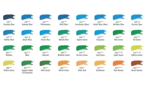 LAST CHANCE - Aquafine Gouache Paint 15ml Tubes