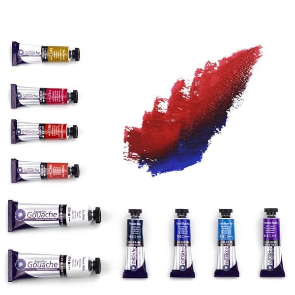 LAST CHANCE - Aquafine Gouache Paint 15ml Tubes