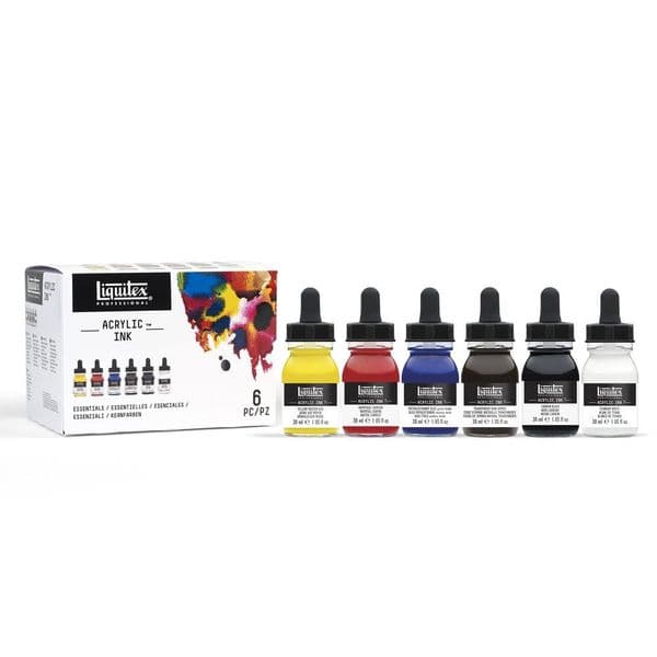 Liquitex Acrylic Ink Essentials 6 X 30ml