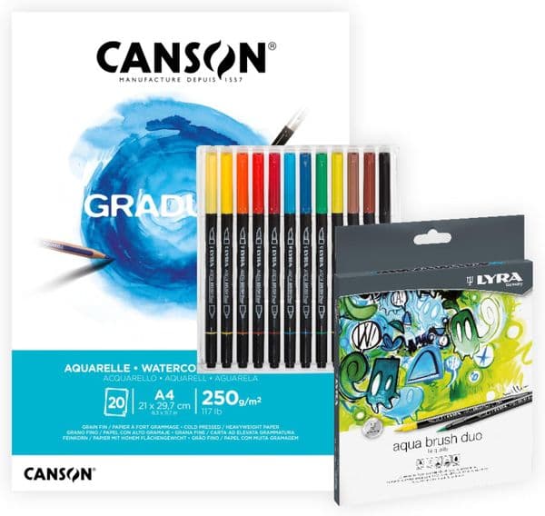 Lyra & Canson Watercolour Marker Bundle