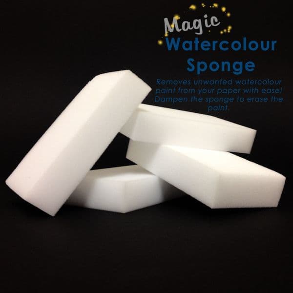 Magic watercolour Sponge Pack of 4