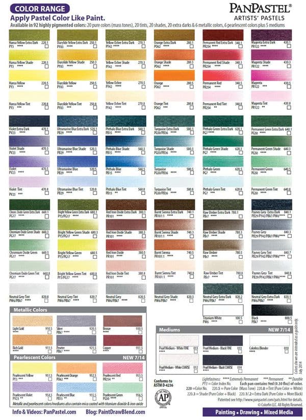 Pan Pastel Artists' Pastels