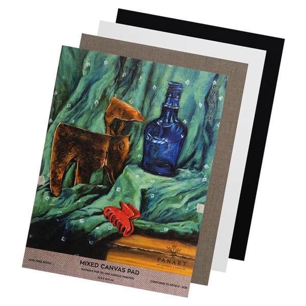 PanArt Canvas Pad Mixed Selection 9 x 12