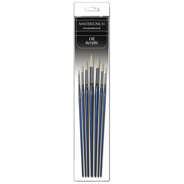 Pro Arte MasterTouch Reflex ROUND Oil/Acrylic Brush Pack