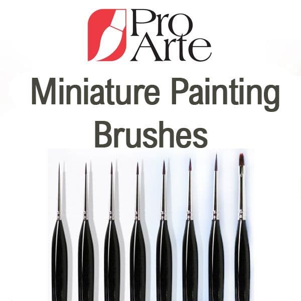 Pro Arte Miniature Painting Brushes