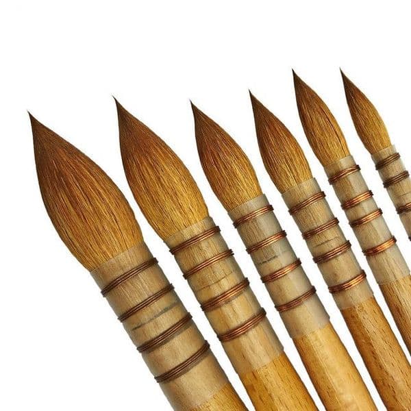 Pro Arte Series 45 Sablesque Traditional Wired Mop Head Brushes