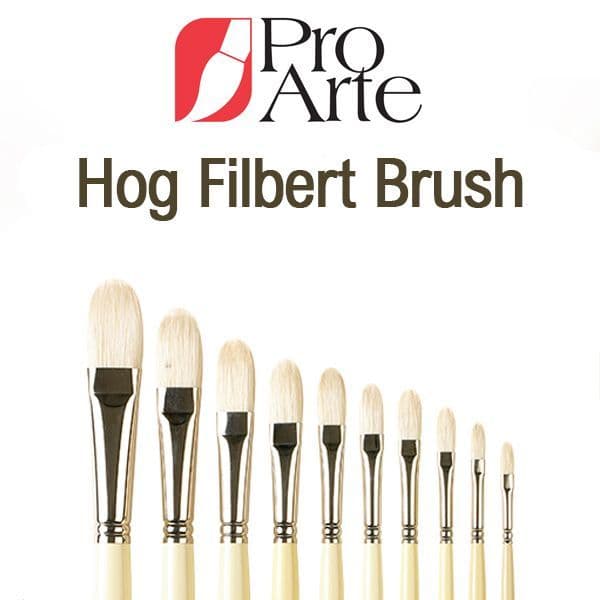 Pro Arte Series B Hog Filbert Brush