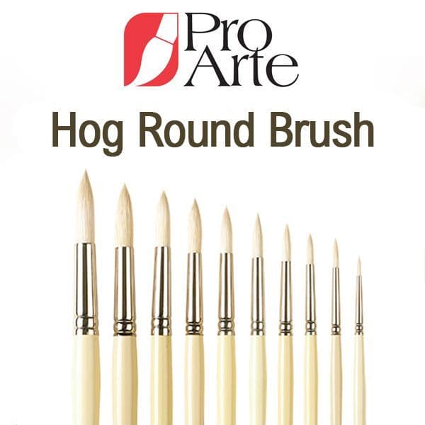 Pro Arte Series B Hog Round Brush