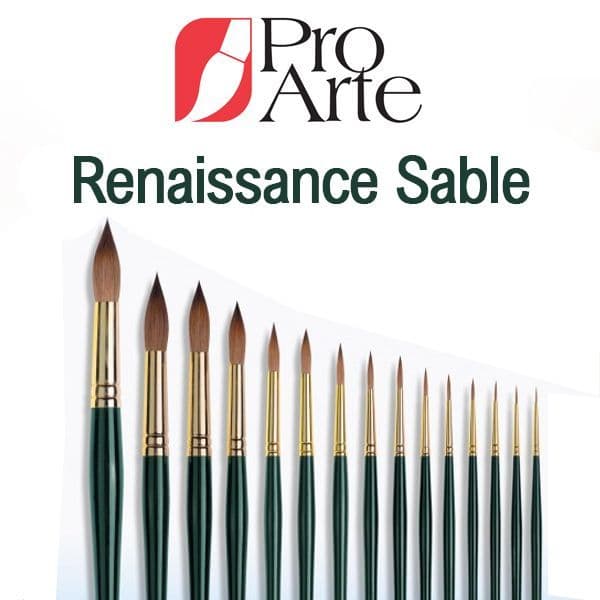 Pro Arte Series RS Renaissance Round Sable Brush
