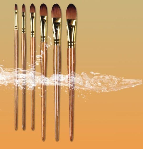 Pro Arte Watercolour Paint Brushes Prolene Plus Series 009: Filbert