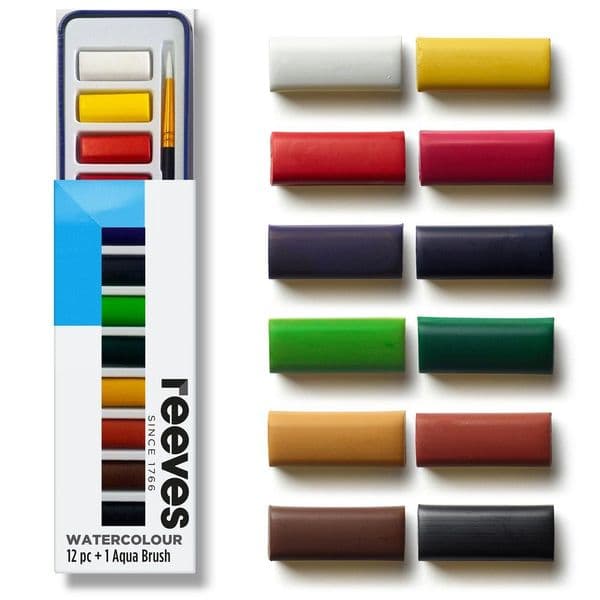 Reeves Watercolour 12 Pan Set