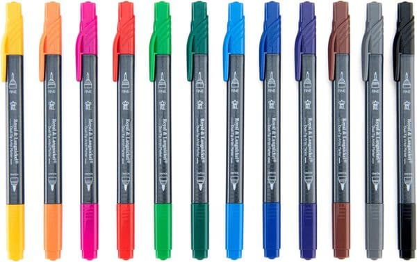 Royal & Langnickel Dual-Tip Artist Markers 12 Set