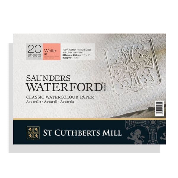 Saunders Waterford Watercolour Block 300gsm (140lb) HP Surface