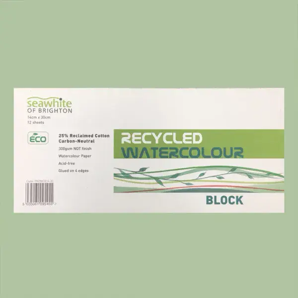 Seawhite Recycled Landscape Watercolour Block 14x30cm