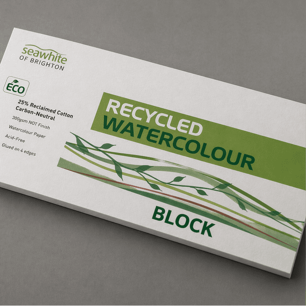 Seawhite Recycled Landscape Watercolour Block 14x30cm