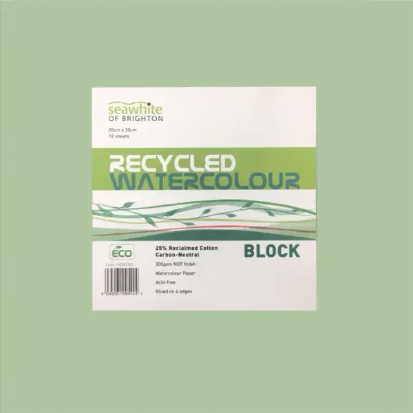 Seawhite Recycled Watercolour Block 20 x 20cm