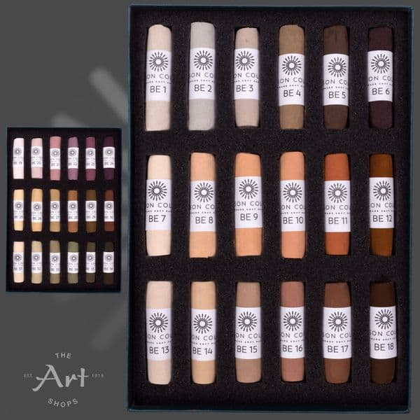 Unison Artists' Soft Pastels Brown Earth 1-36