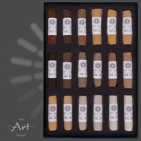 Unison Artists' Soft Pastels Natural Earth 1-18