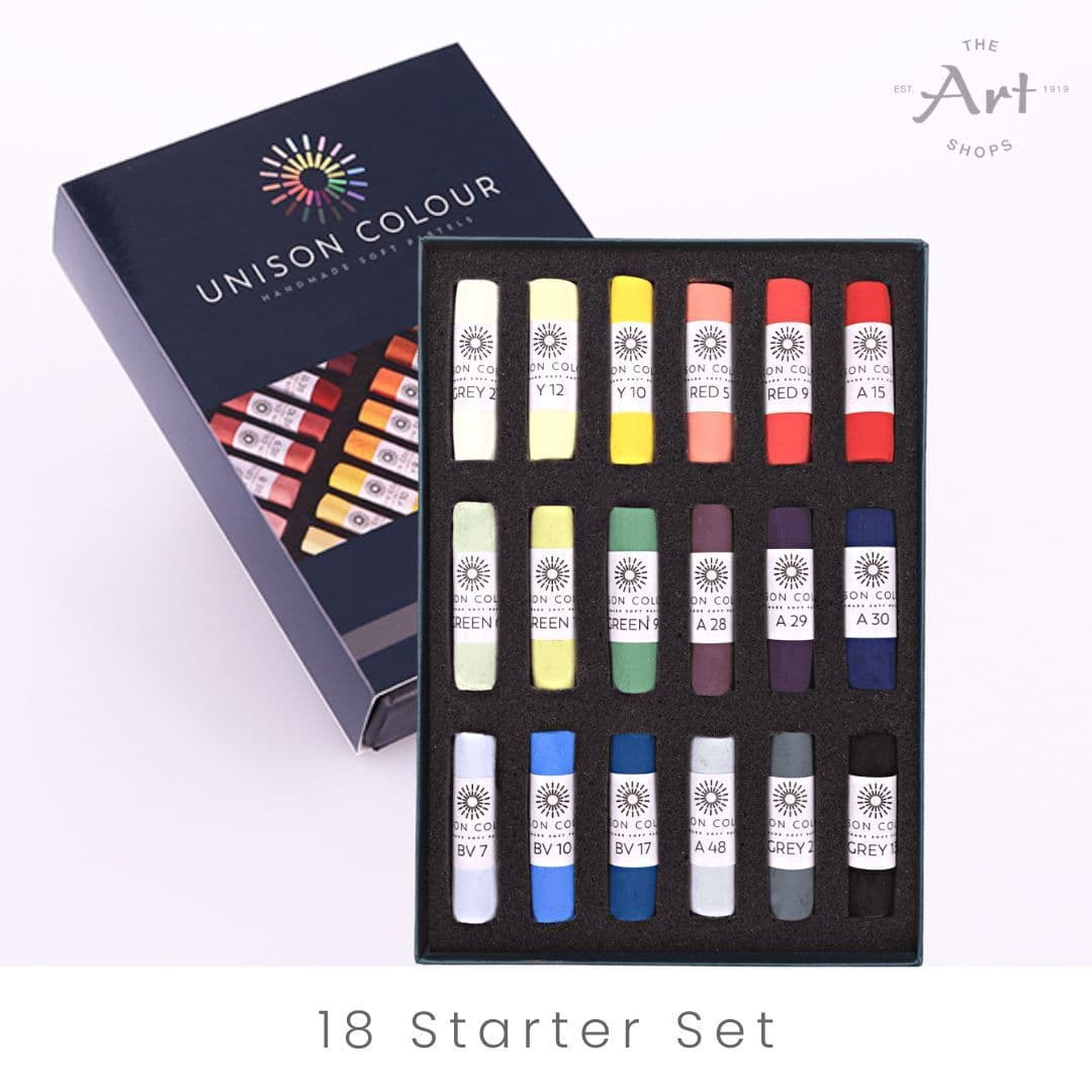 Jack Richeson Unison Pastel Starter Colors – Set Di 18 Pastelli Morbidi Fatti A Mano In Inghilterra - 4