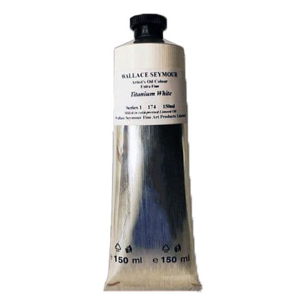 Wallace Seymour Artists' Oil Colour Paint Titanium White 150ml
