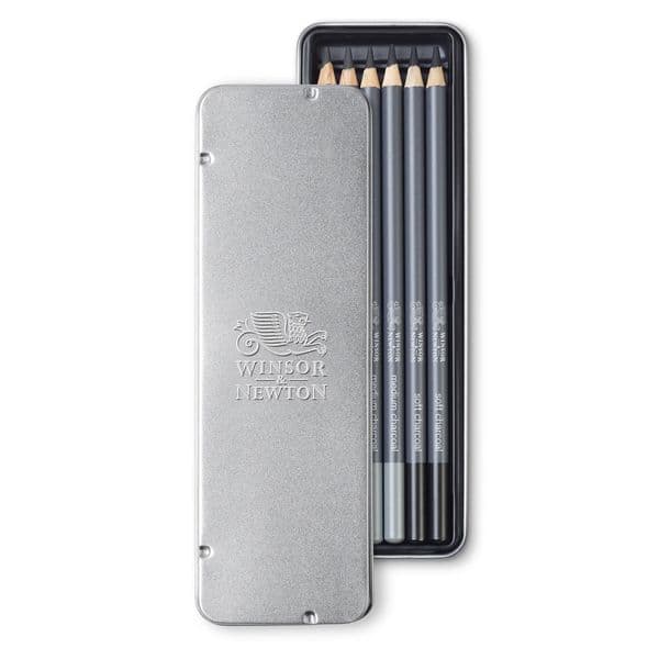 Winsor and Newton Charcoal Pencil Set of 6