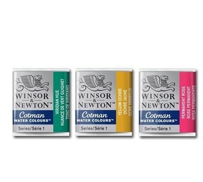 Winsor and Newton Cotman Watercolours Half Pans