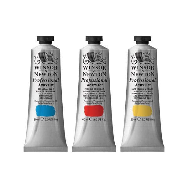Winsor and Newton Professional Acrylic Paint 60ml Tubes