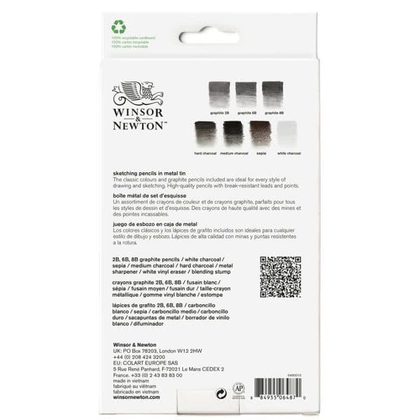 Winsor and Newton Studio Collection Sketching Pencil Set