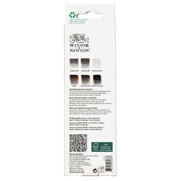 Winsor and Newton Studio Collection Sketching Pencils