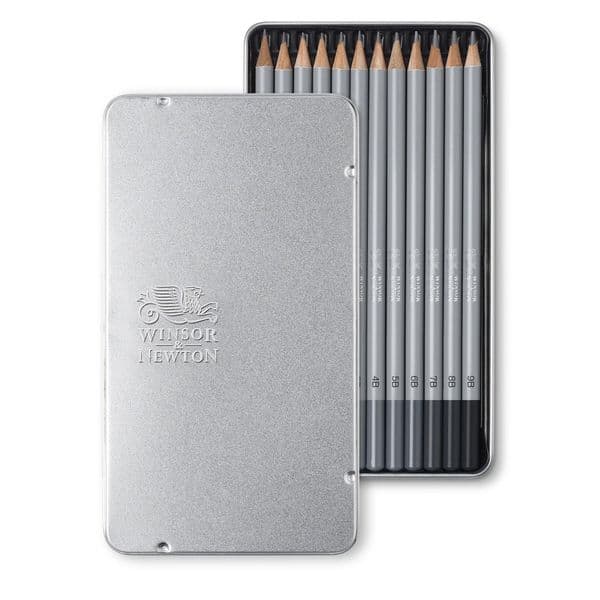 Winsor and Newton Studio Soft Graphite Pencil 12 Set