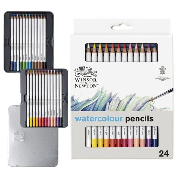 Winsor and Newton Studio Watercolour Pencil 24 Set