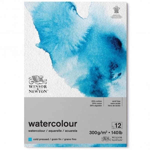Winsor and Newton Watercolour Cold Pressed Pad 300gsm