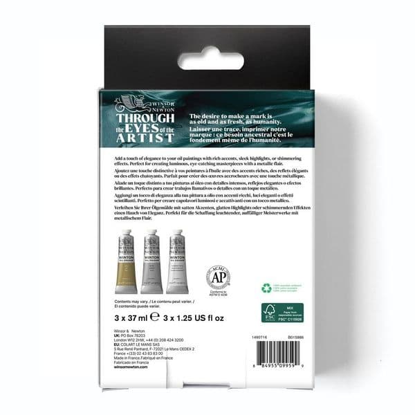 Winsor and Newton Winton Oil  Colour Metallic Set
