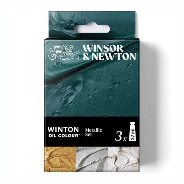 Winsor and Newton Winton Oil  Colour Metallic Set