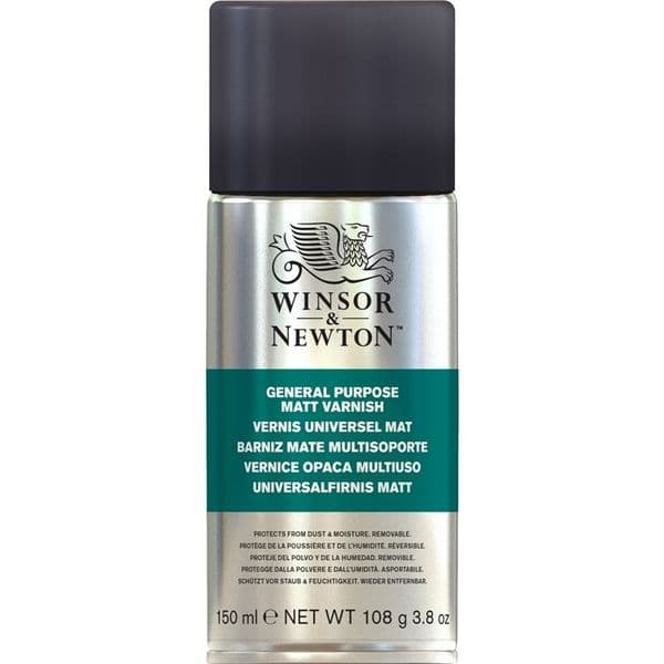 Winsor & Newton All Purpose Matt Varnish Aerosol 150ml