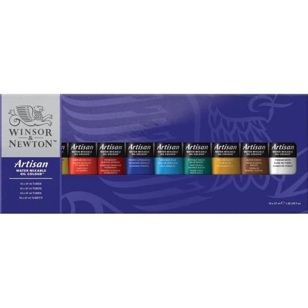 Winsor & Newton Artisan Oil Colour Paint 10 x 37ml Tube Set
