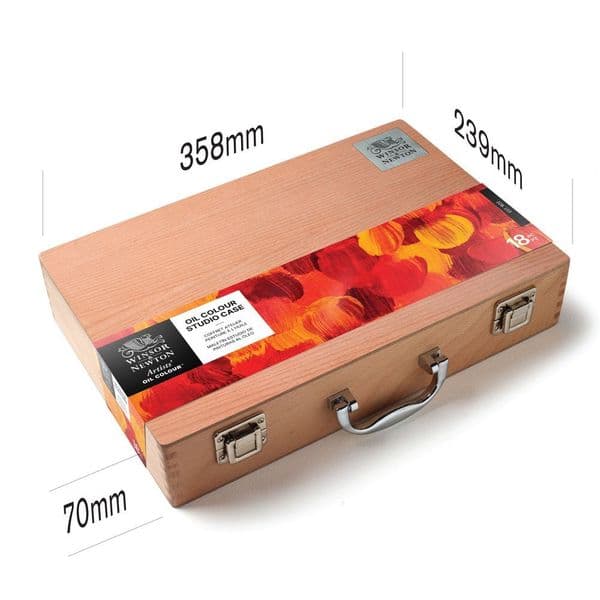 Winsor & Newton Artists' Oil Paint Bamboo Box Set