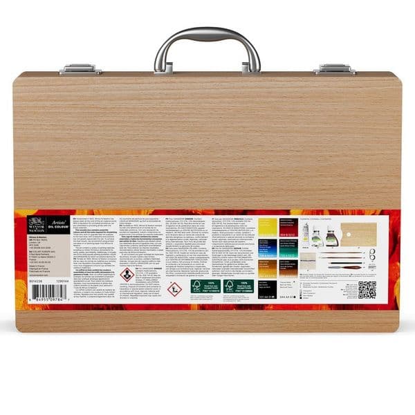 Winsor & Newton Artists' Oil Paint Bamboo Box Set