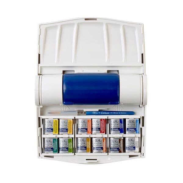 Winsor & Newton Cotman Watercolour Field Plus Travel set