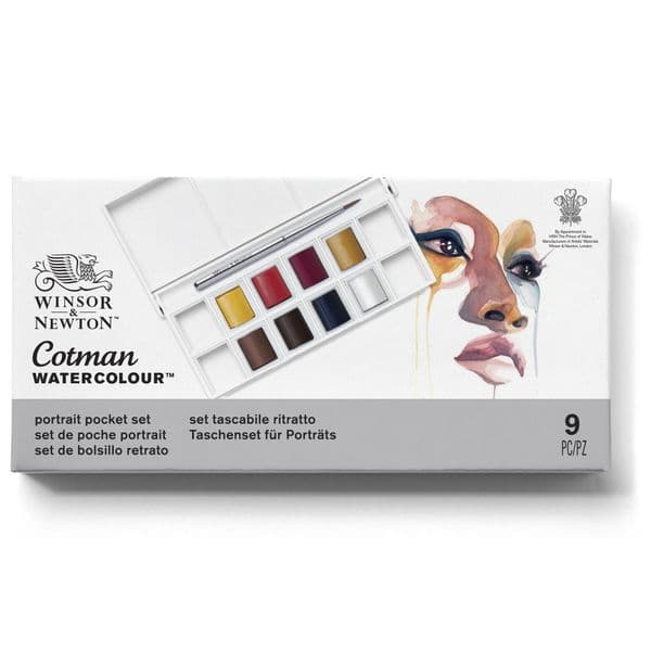 Winsor & Newton Cotman Watercolour Portrait Pocket Set