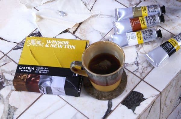 Winsor & Newton Galeria Acrylic Metallic Paint Set