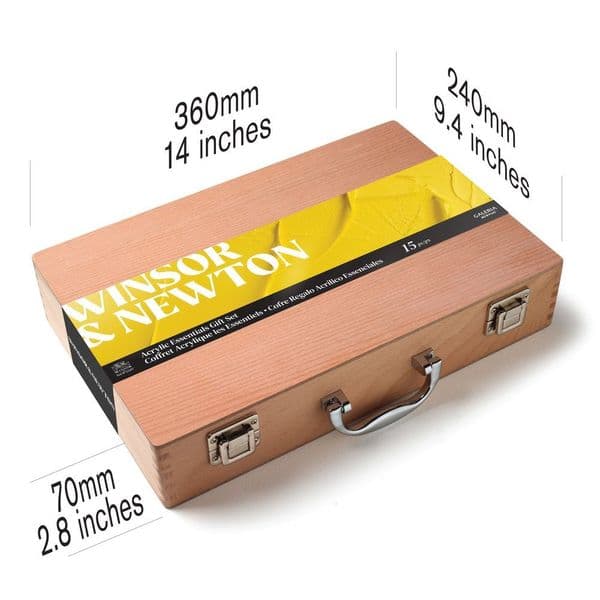 Winsor & Newton Galeria Acrylic Wooden Box Set