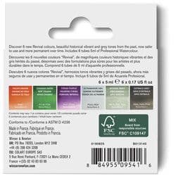 Winsor & Newton : Professional Watercolour : 5ml : Revival Collection : Set of 6