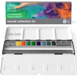 Winsor & Newton : Professional Watercolour : Half Pan : Revival Collection : Set of 8