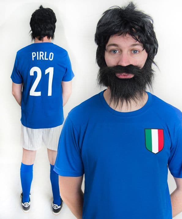 Andrea Pirlo Italy Football Fancy Dress Costume