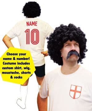 England Football Player Custom Fancy Dress Costume