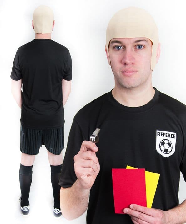 Pierluigi Collina Referee Football Fancy Dress Costume